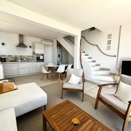 公寓 Boheme With Seaview & Private Garden, Antheor Saint-Raphaël